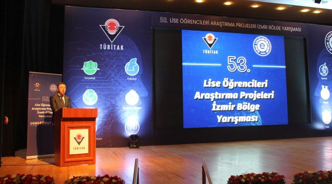 EÜ’de “TÜBİTAK 2204A 53. Lise Öğrencileri Araştırma Projeleri Yarışması İzmir Bölgesi Ödül Töreni”