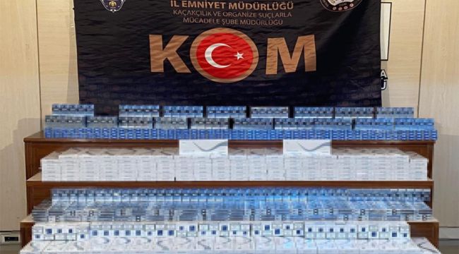Gaziantep'te 7 kilogram kaçak nargile tütünü ele geçirildi