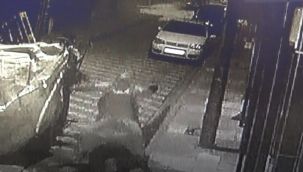 Güldüren hırsızlık kameralara yansıdı