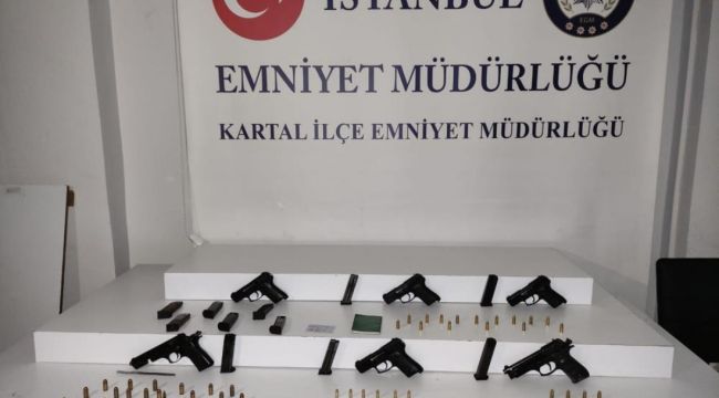İstanbul'da yasa dışı silah ticareti operasyonu