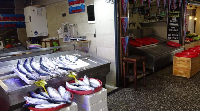 Kar ve soğuk hava balık tezgâhlarını olumsuz etkiledi