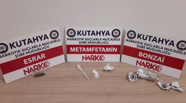 Kütahya'da uyuşturucu operasyonu