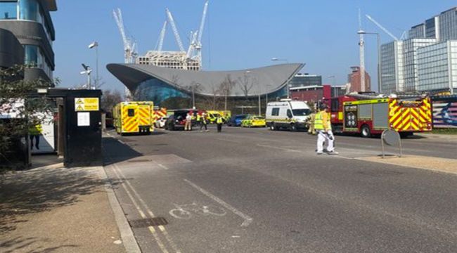 Londra'daki olimpiyat parkında 'gaz sızıntısı' paniği
