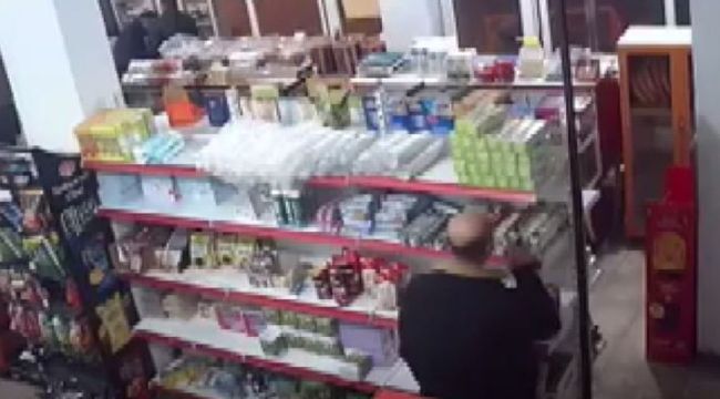 Markette ilginç hırsızlık
