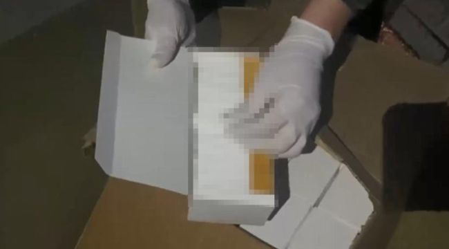 Milyonlarca kaçak makaron ve sigara filtresi ele geçirildi