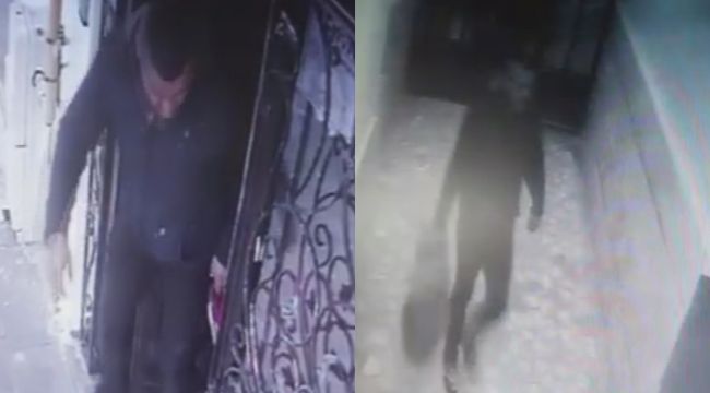 Önce kameraya, sonra polise yakalandı