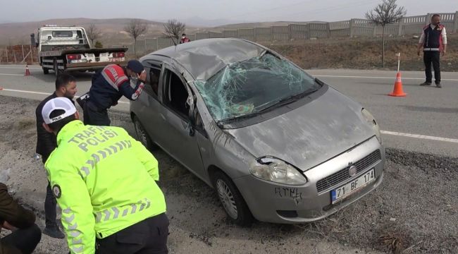 Otomobil 30 metre sürüklendi