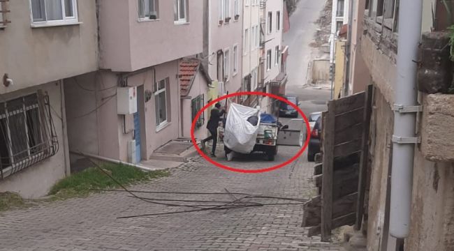 Polis gibi hırsızları kovaladı