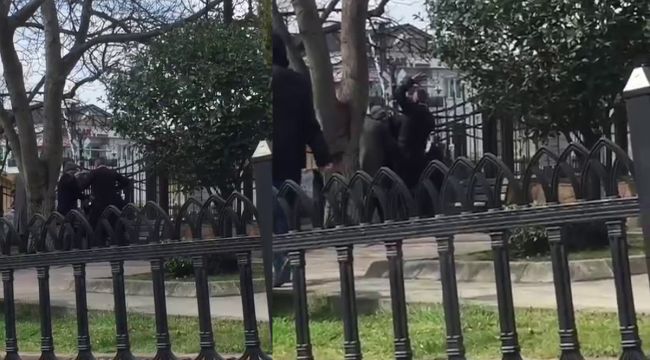 Şehrin göbeğinde yaşlıların kavgası