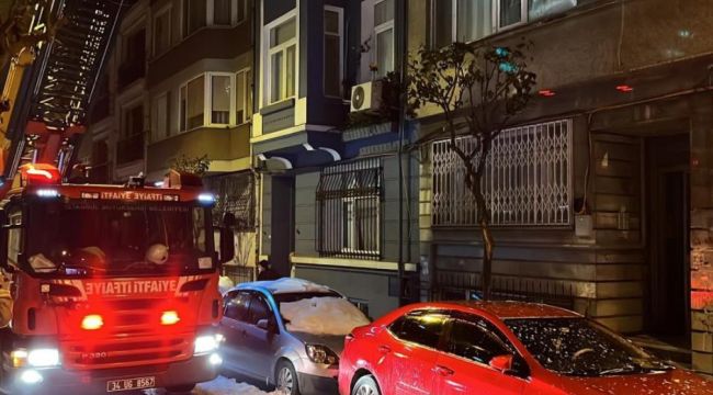 Şişli'de korkutan yangın