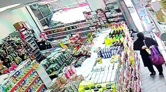 Sultangazi'de yaşlı kadın markette hırsızlık yaptı
