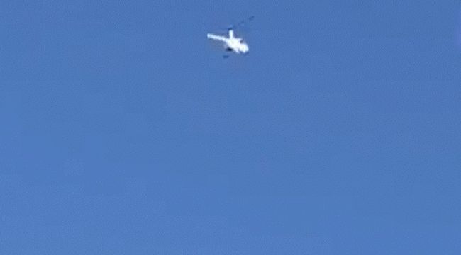 Texas'ta helikopter düştü