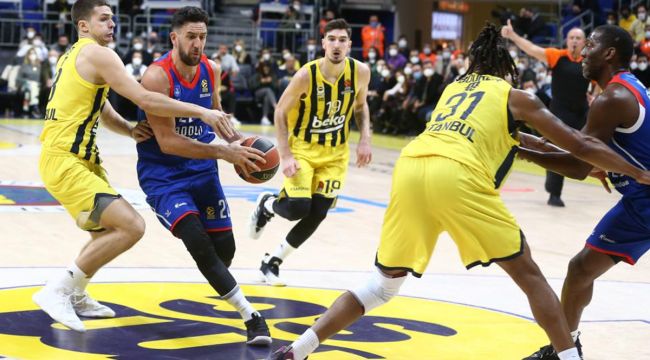 THY Euroleague'de Türk derbisi: Anadolu Efes - Fenerbahçe