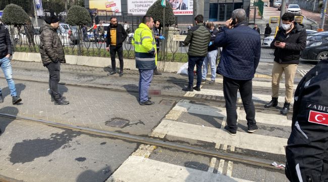 Tramvayın önüne atlayan kişi hayatını kaybetti