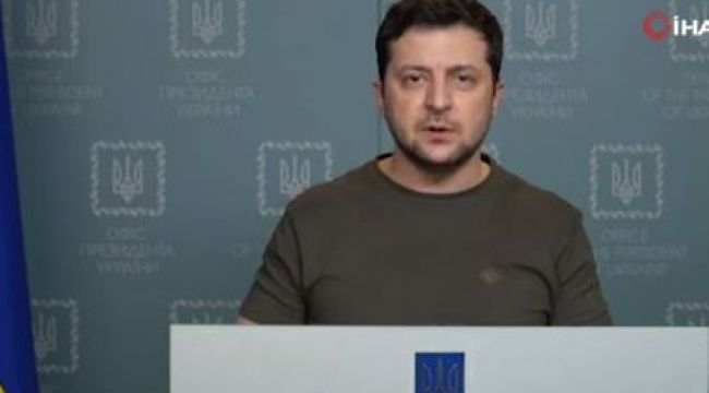 Ukrayna Devlet Başkanı Vladimir Zelenskiy, Rusya saldırılarının ilk haftasına dair değerlendirmelerde bulundu
