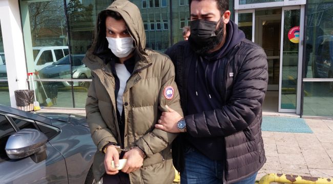 Uyuşturucu ticaretinden tutuklanan gençten gazeteciye: Çek abi daha güzel çek