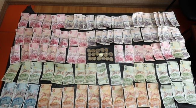 Van'da dilencinin üzerinden 1738 TL çıktı