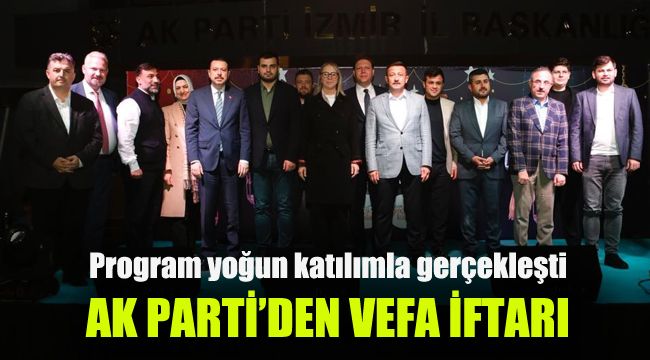 AK Parti'den Vefa iftarı: Program yoğun katılımla gerçekleşti