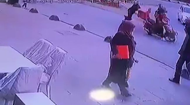 Arnavutköy'de kadının ölümden döndüğü kaza