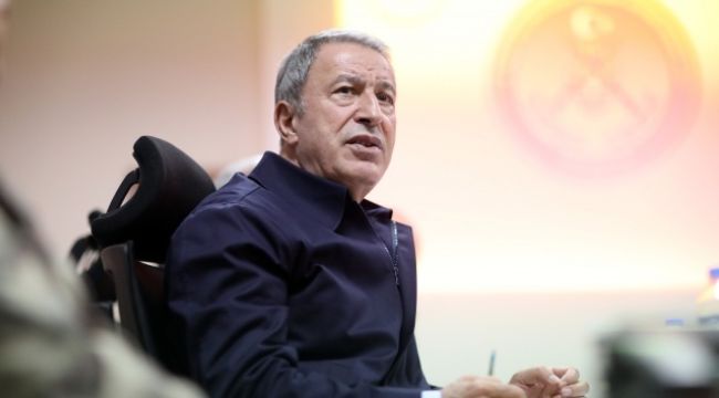 Bakan Akar: 'Bu konuda önümüzdeki günlerde olumlu bazı gelişmeler bekliyoruz'