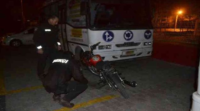 Bekçilerin fark ettiği motosiklet çalıntı çıktı