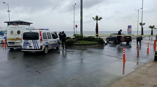 Büyükçekmece'de sahilde yürüyen adama silahlı saldırı