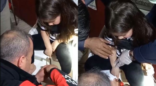 Çocuğun mama sandalyesine sıkışan parmağını itfaiye çıkardı