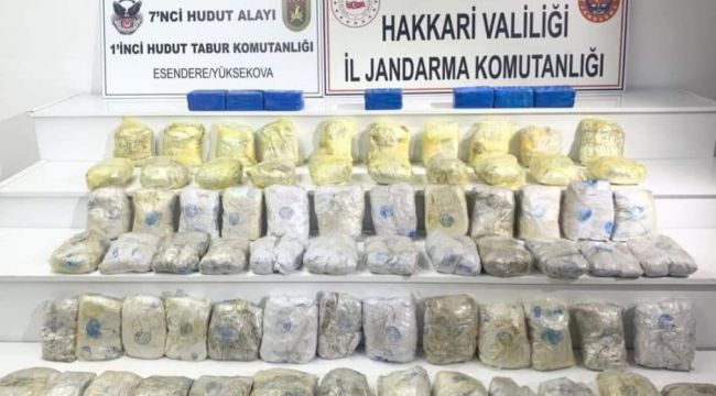 Hakkari'de zehir tacirlerine darbe