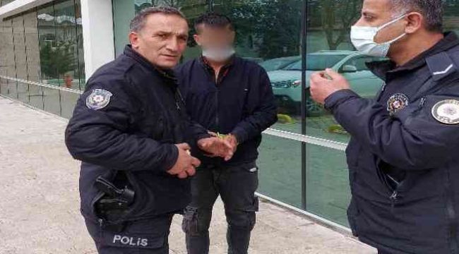 Hırsızlık suçundan serbest kaldı, hapis cezası olunca tutuklandı
