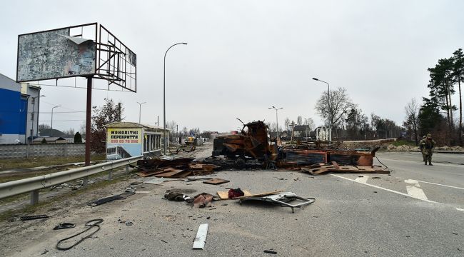 İrpin ve Bucha sokakları patlamamış mühimmatlarla dolu