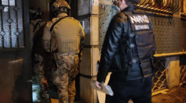 İstanbul'da şafak vakti narkotik operasyonu