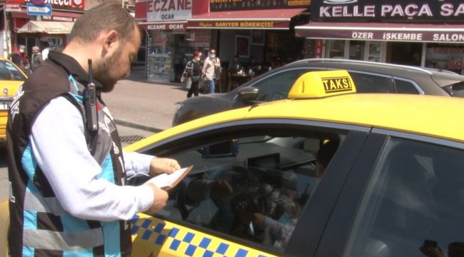 Kadıköy'de emniyet kemeri takmayan taksi şoförlerine ceza yağdı