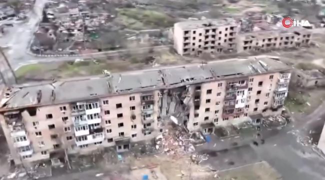 Kiev'e bağlı Gorenka köyü harabeye döndü