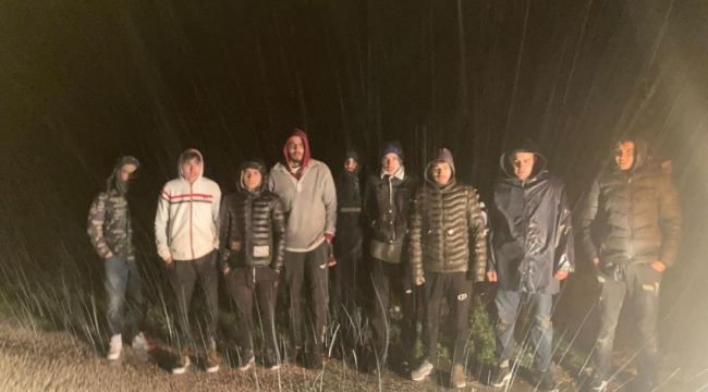 Kırklareli'de 187 kaçak göçmen yakalandı