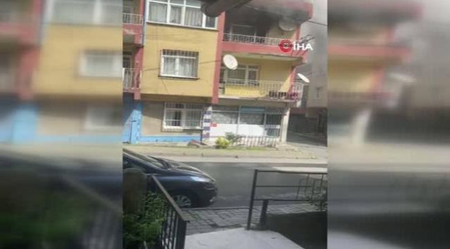 Küçükçekmece'de korkutan yangın
