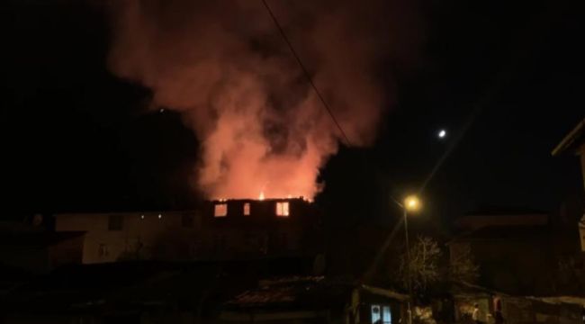 Maltepe'de yangın paniği