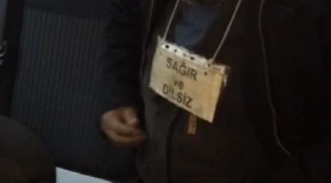 Sağır ve dilsiz' dilenci zabıtaya bülbül kesildi