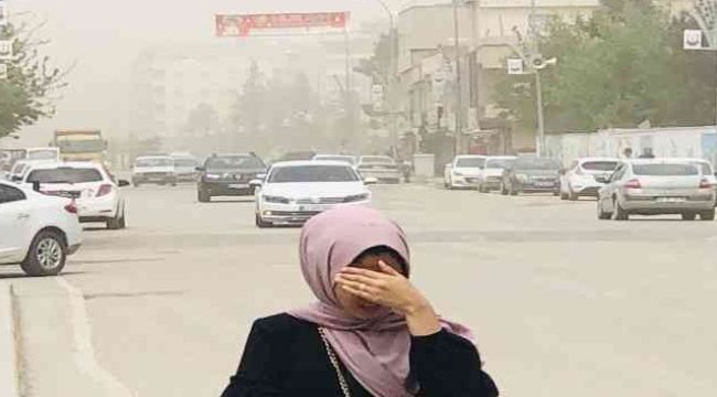 Şanlıurfa'da toz fırtınası etkili oldu