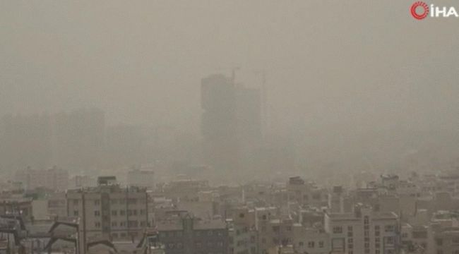 Tahran'da hava kirliliği en tehlikeli seviyede