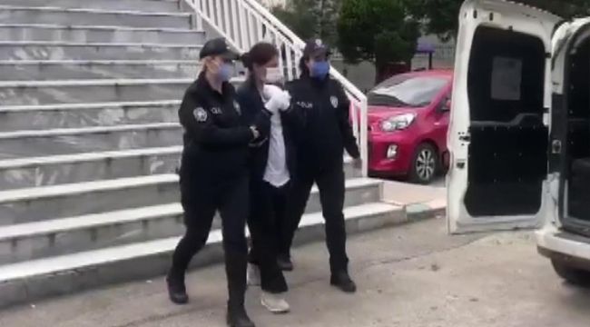 Tuzla'da apartman sakinlerinin kabusu olan kadın adliyeye sevk edildi