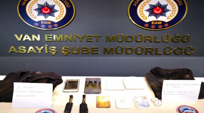 Van'da kopya düzeneği ele geçirildi