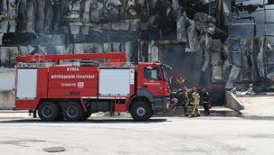 Bursa'da fabrika yangını tamamen söndürüldü