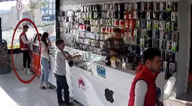 Esenyurt'ta yaş tahtaya basan telefon hırsızı