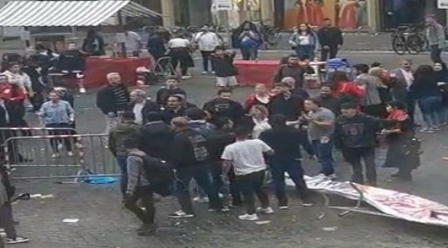 İSVİÇRE'DE PKK YANDAŞLARI, TÜRK VATANDAŞLARINA SALDIRDI