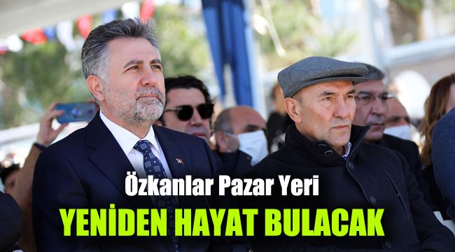 Özkanlar Pazar Yeri yeniden hayat bulacak