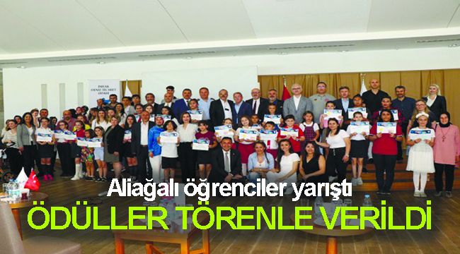 Yarışmalarda dereceye giren öğrenciler ödüllendirildi