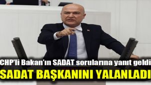 CHP'li Bakan'ın SADAT sorularına yanıt geldi: SADAT Başkanını yalanladı