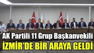 AK Partili 11 Grup Başkanvekili İzmir'de bir araya geldi