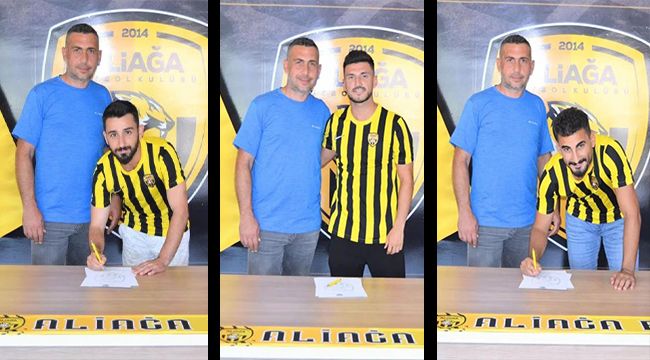 Aliağaspor'da 3 transfer