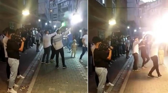Asker eğlencesinde dehşet! 3 yaşındaki çocuk hastaneye kaldırıldı